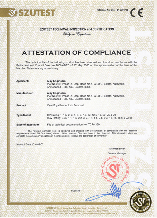 Certificate 1